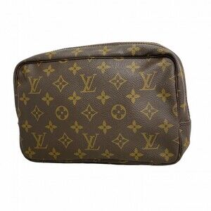 LOUIS VUITTON Brown Monogram Pouch